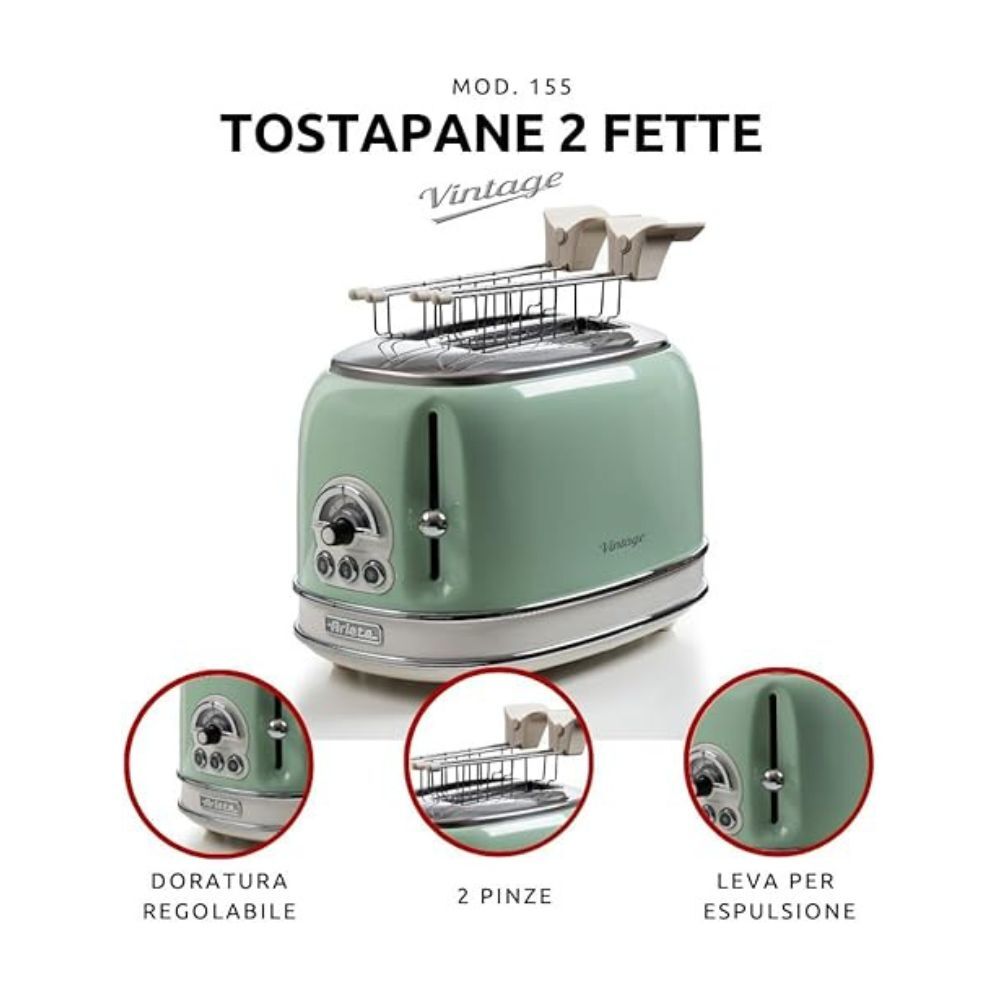 توستر آریته مدل 155 سری Vintage - تصویر 4